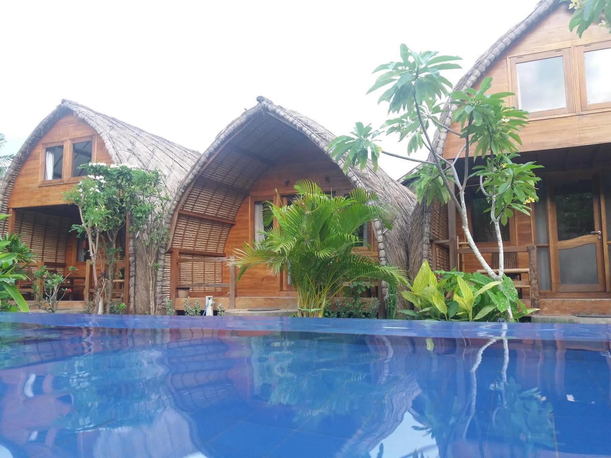 Cotton Tree Cottages Gili Trawangan Exterior foto