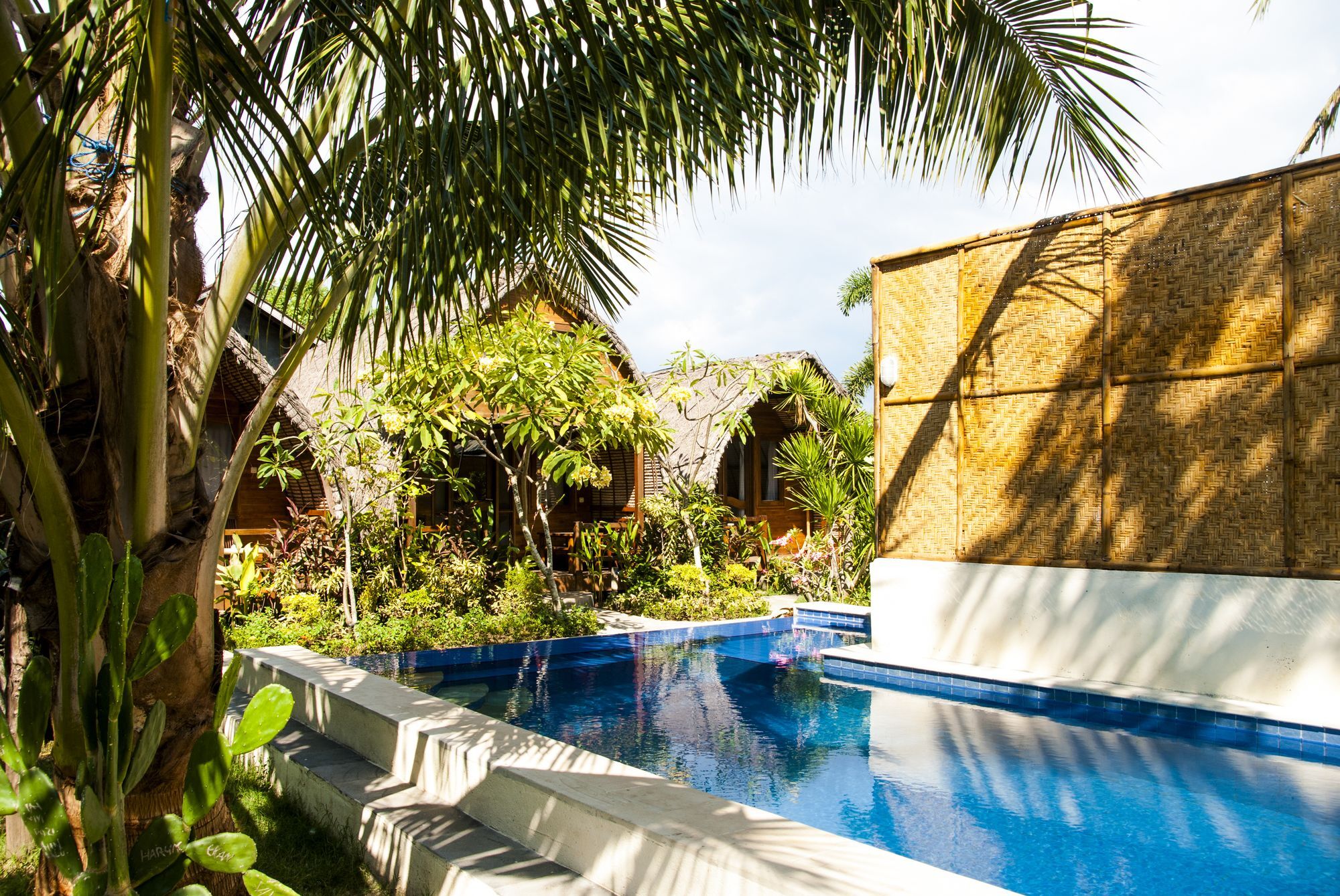 Cotton Tree Cottages Gili Trawangan Exterior foto